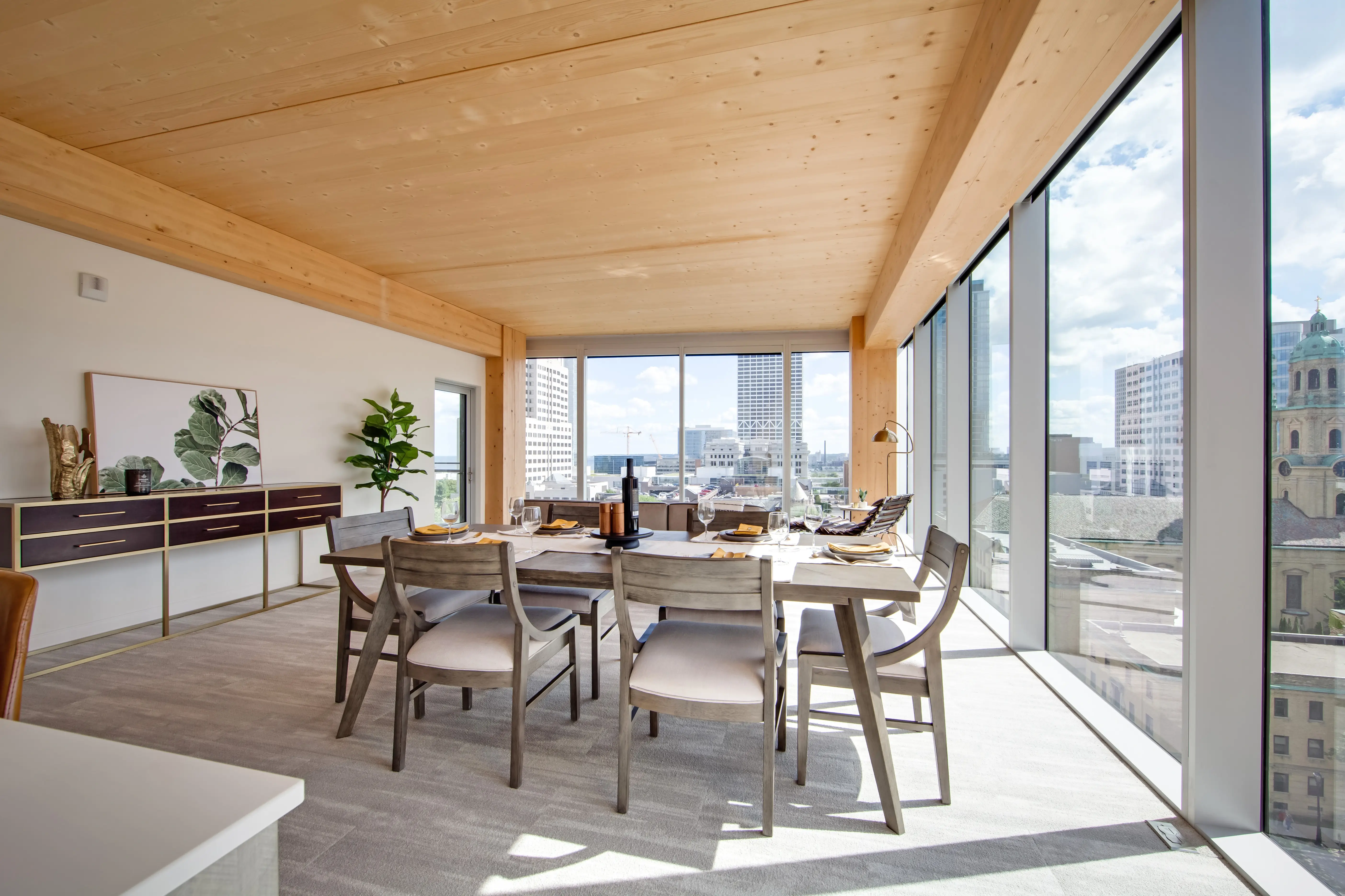 As the first building of its kind at this scale in the United States, the project required rethinking traditional approaches to structural design, code compliance and interdisciplinary coordination. 