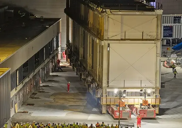 Modular construction and construction engineering are supporting the expansion of ATL’s Concourse D, increasing passenger capacity while minimizing disruption to ongoing airport operations.