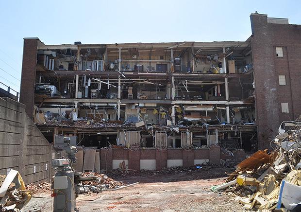 R.M. Palmer Explosion in West Reading, Pennsylvania. 