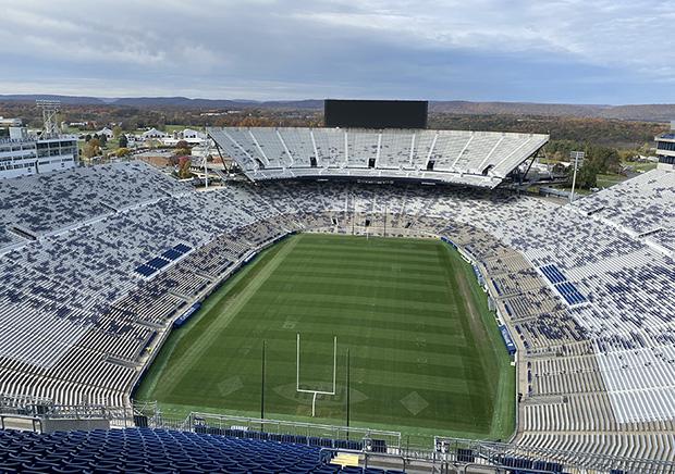 The Pennsylvania State University Beaver Stadium in University Park, Pennsylvania.