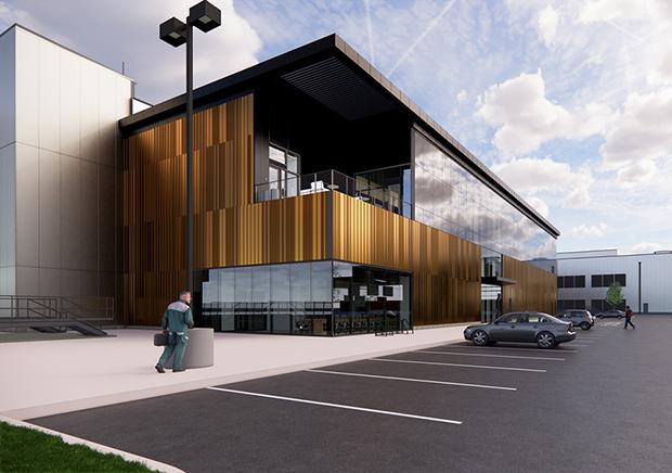 Microsoft Mass Timber Data Center in Virginia. 
