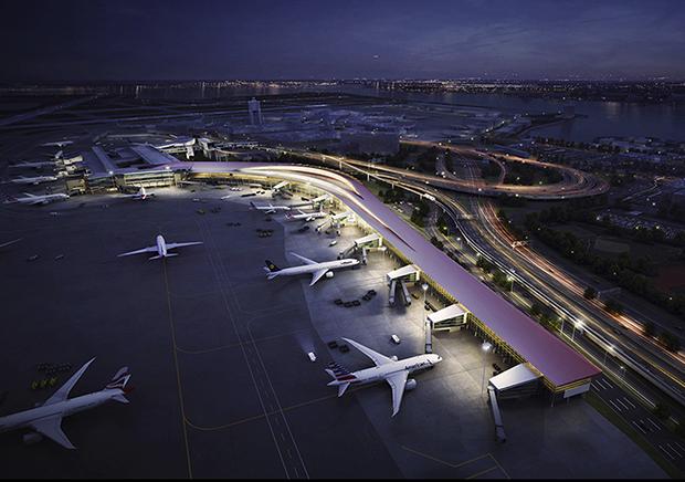 Logan International Airport, Terminal E Modernization in Boston, Massachusetts. 