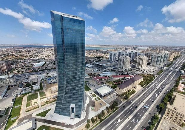 Central Bank of Azerbaijan in Baku.