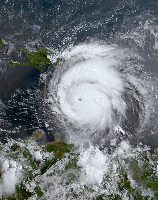  Hurricane Beryl during the morning of July 2, 2024.