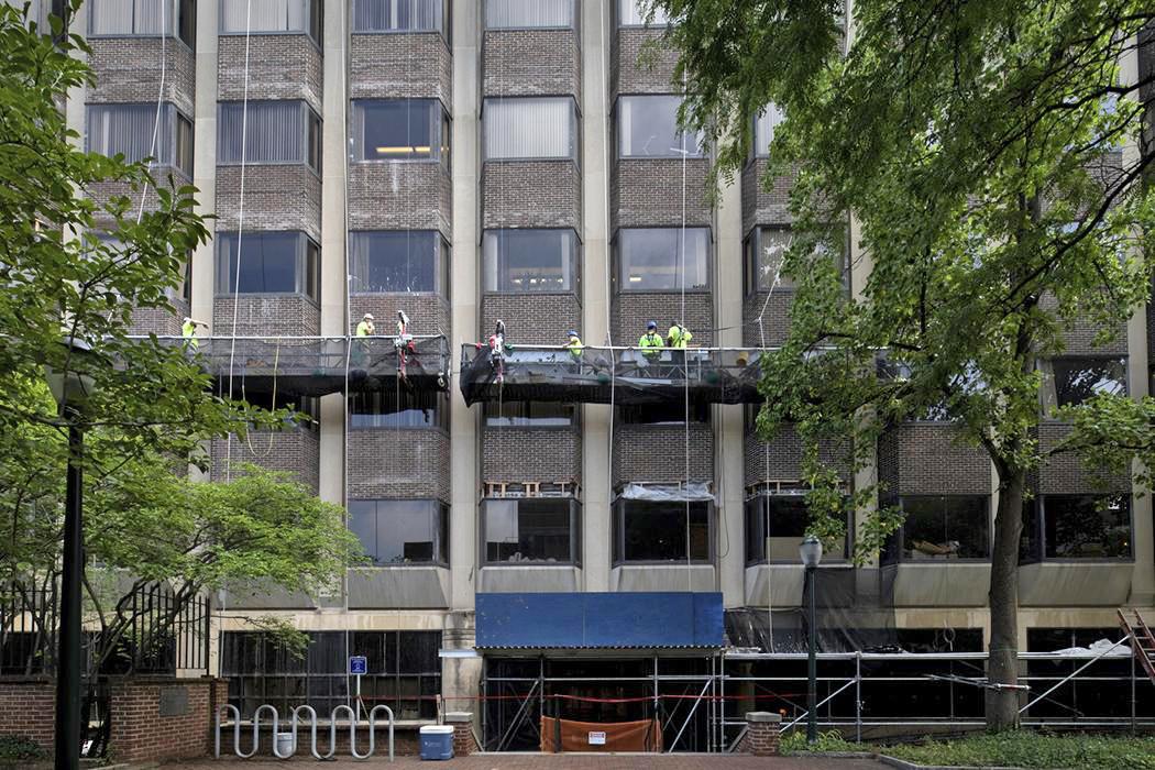McNeil Building Façade Investigation at the University of Pennsylvania in Philadelphia.