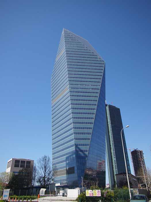 Soyak Kristalkule Finansbank Headquarters in Istanbul, Turkey.