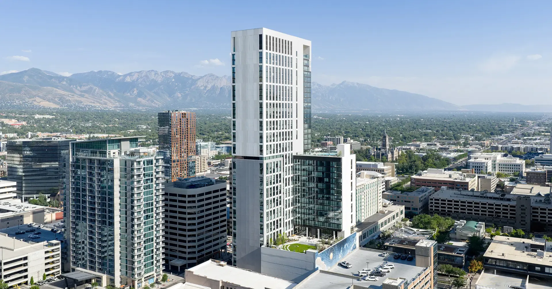 Due to the structure's height, a performance-based design was used to meet seismic code standards.