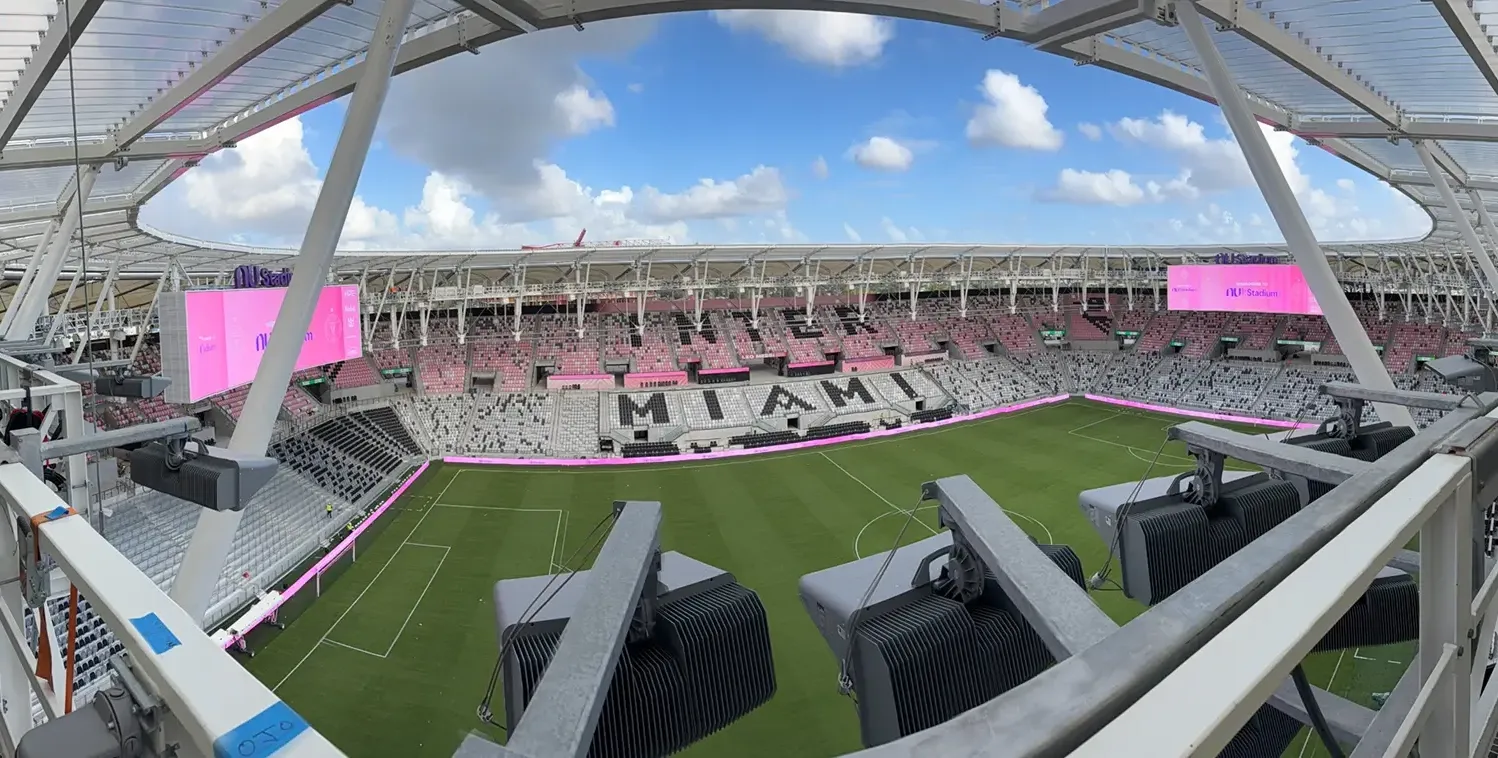 Nu Stadium at Miami Freedom Park in Florida.