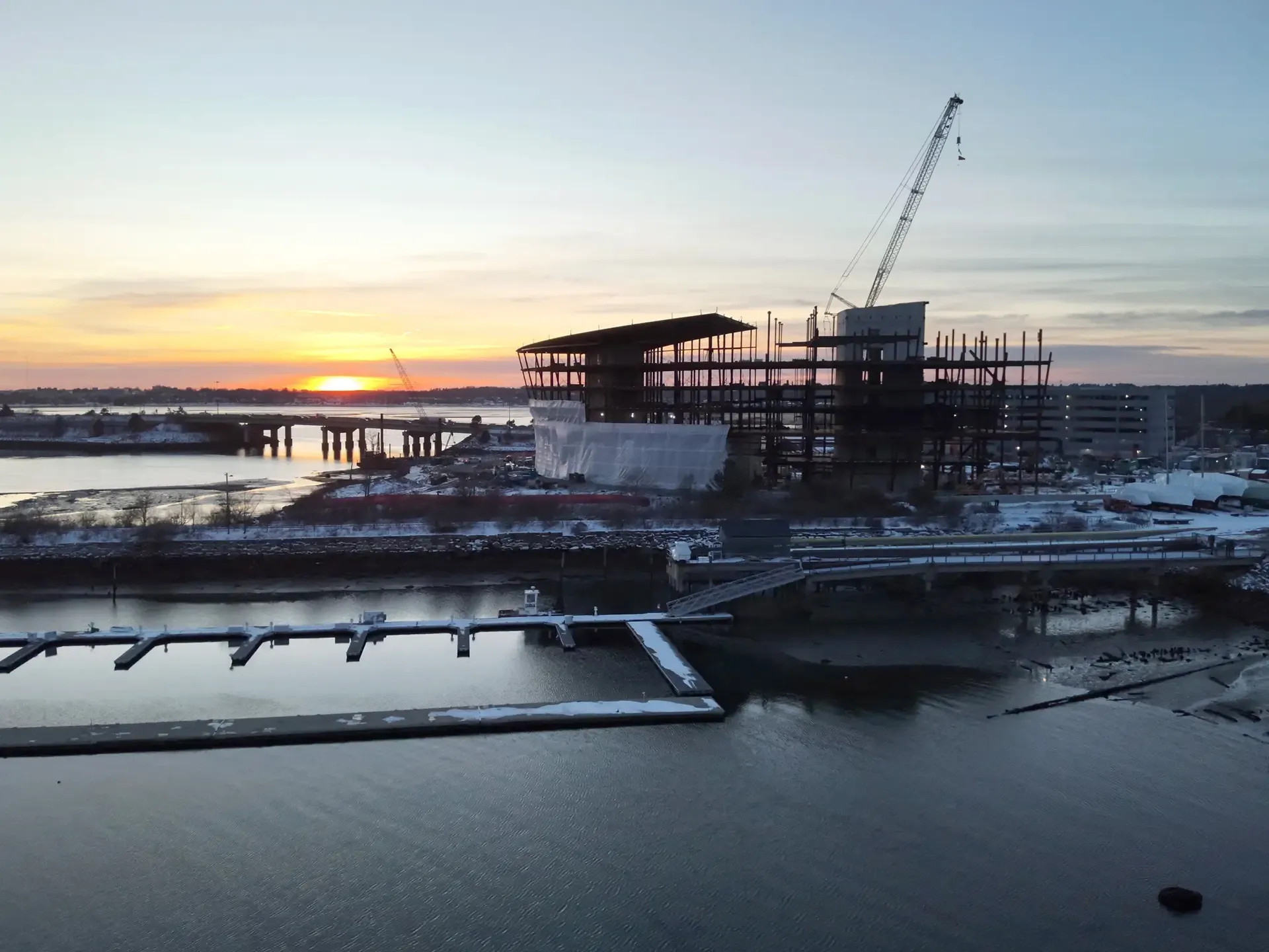 A high-performance, all-electric facility, the Alfond Center exceeds energy code requirements, reduces energy use by 30% and cuts embodied carbon by more than 20%. 
