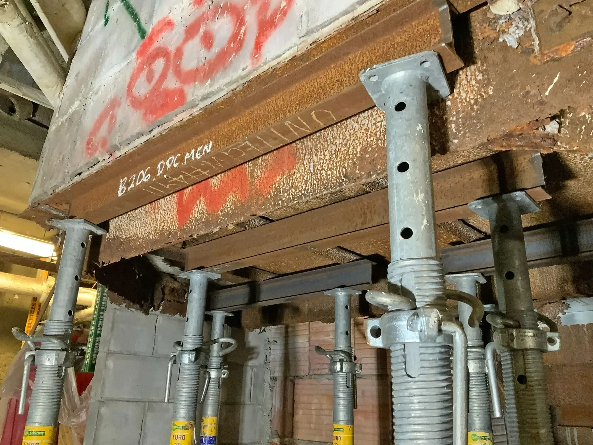 Our forensic structural investigation identified several severely corroded steel columns and widespread deterioration that piecemeal repairs couldn’t resolve.