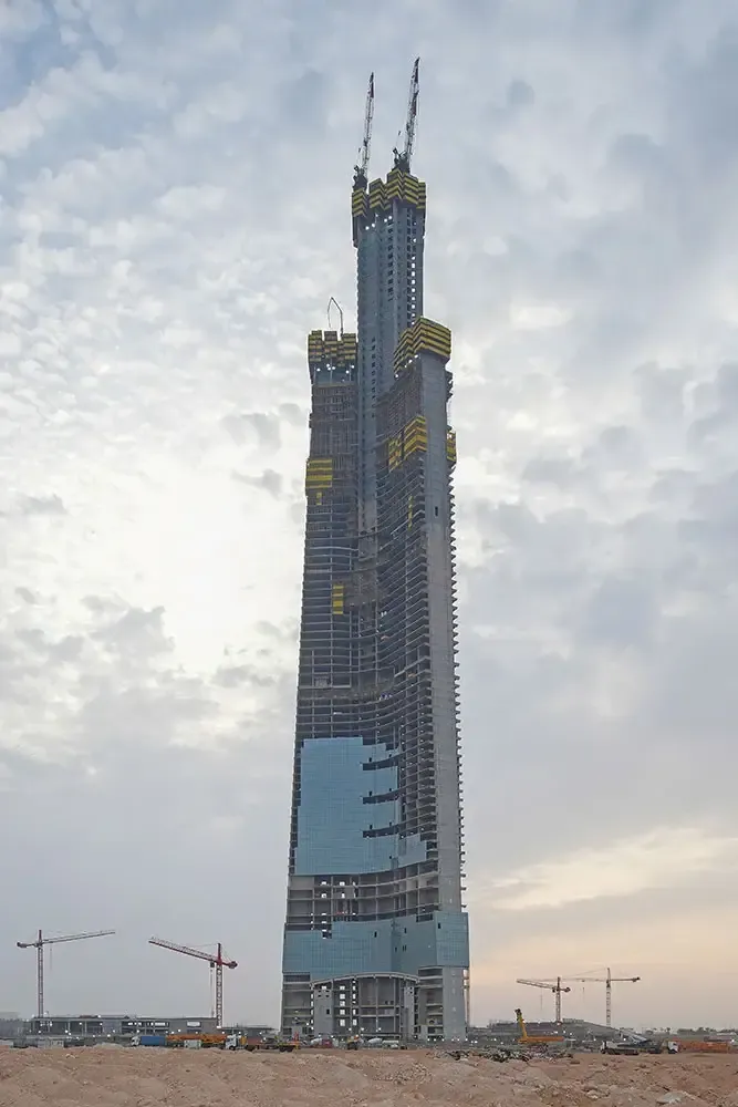 Jeddah Tower in Jeddah, Saudi Arabia.