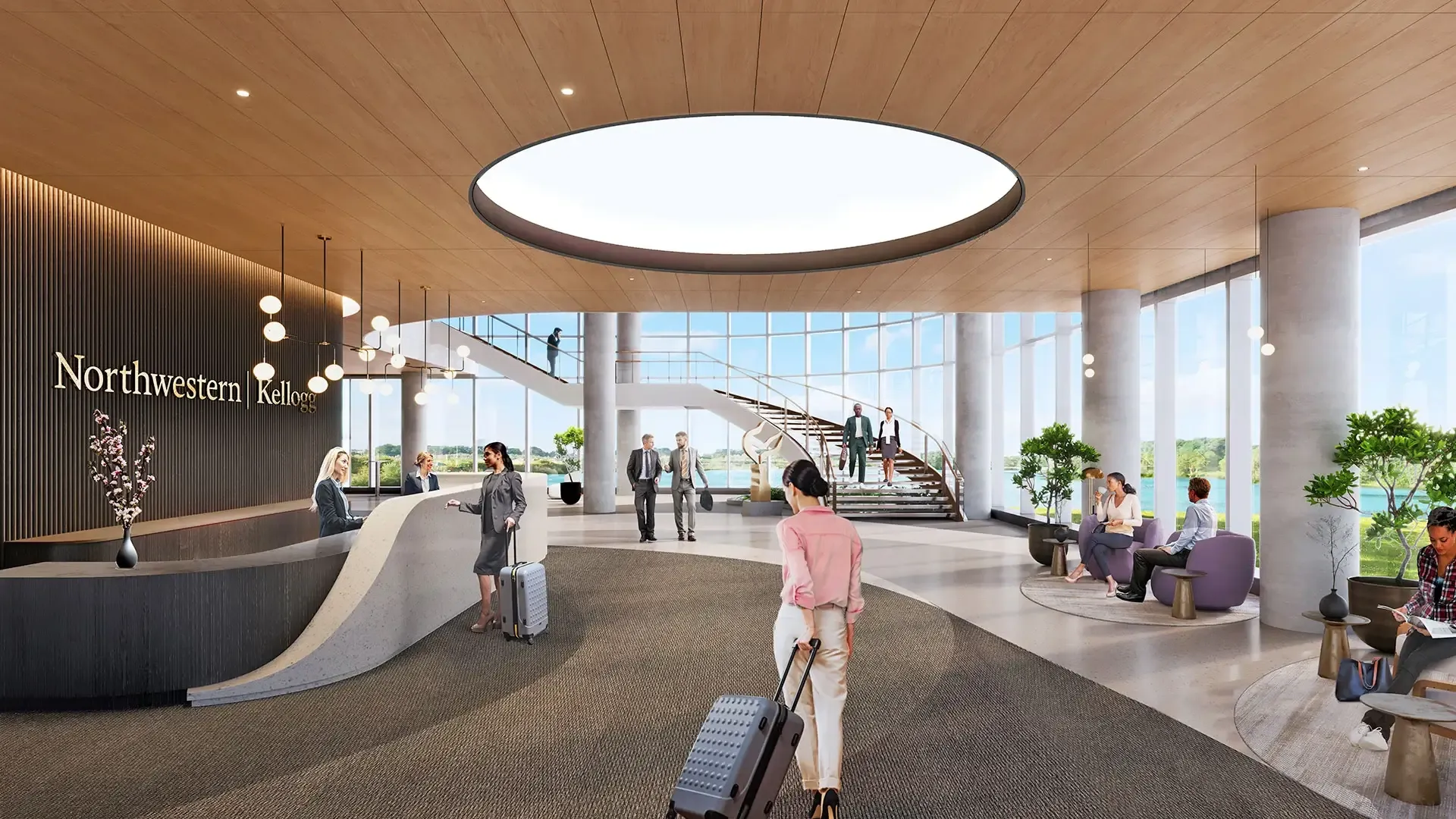 Thornton Tomasetti is providing structural engineering for Northwestern University’s new Kellogg School of Management Education Center in Evanston, Illinois. 