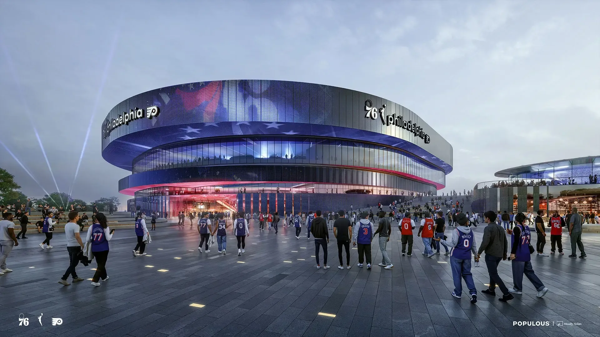 A new sports and entertainment hub is taking shape in South Philadelphia, bringing three professional sports teams together under one roof. 