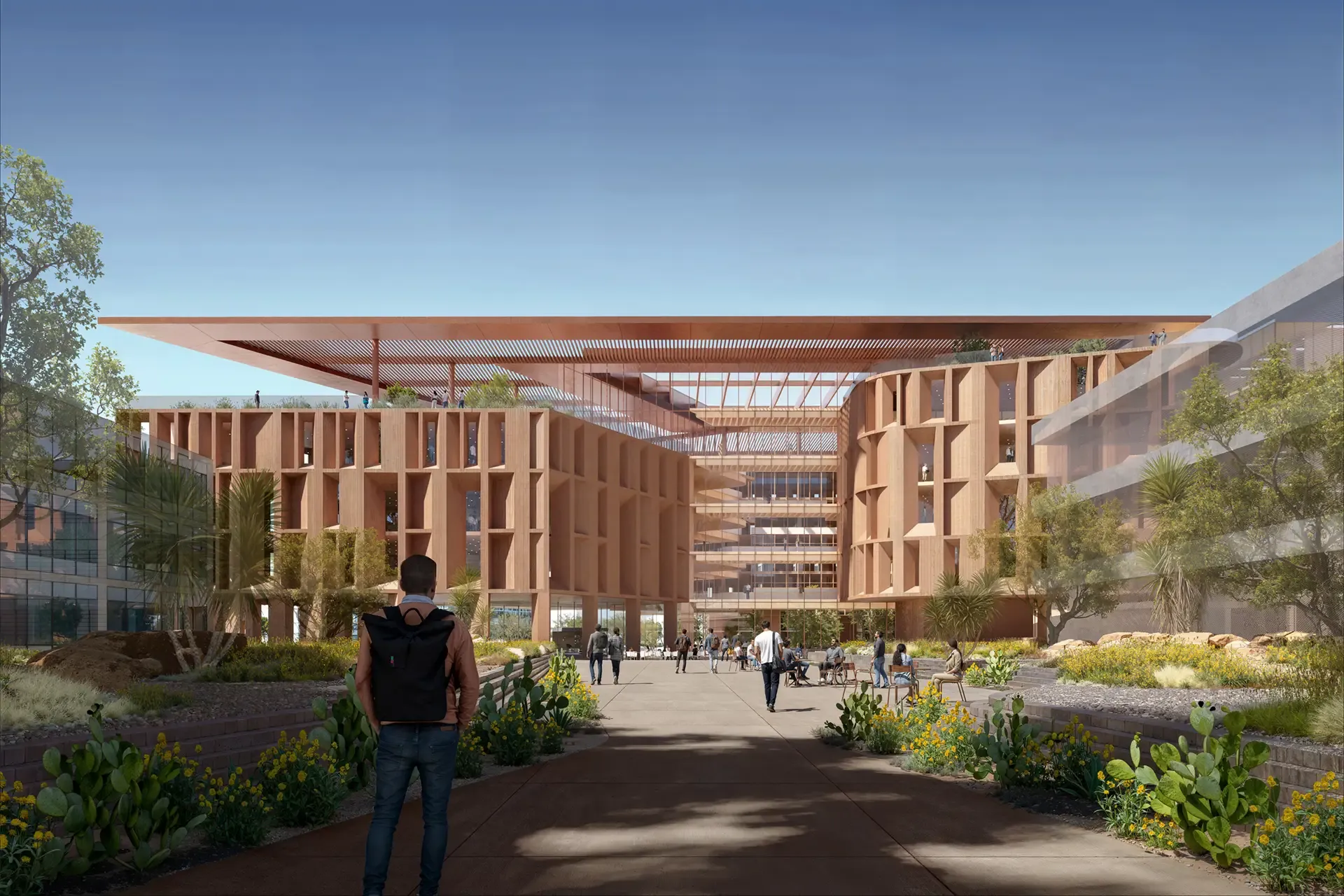 Thornton Tomasetti is providing structural engineering and waterproofing services for the new University of New Mexico School of Medicine facility in Albuquerque, in collaboration with ZGF Architects.