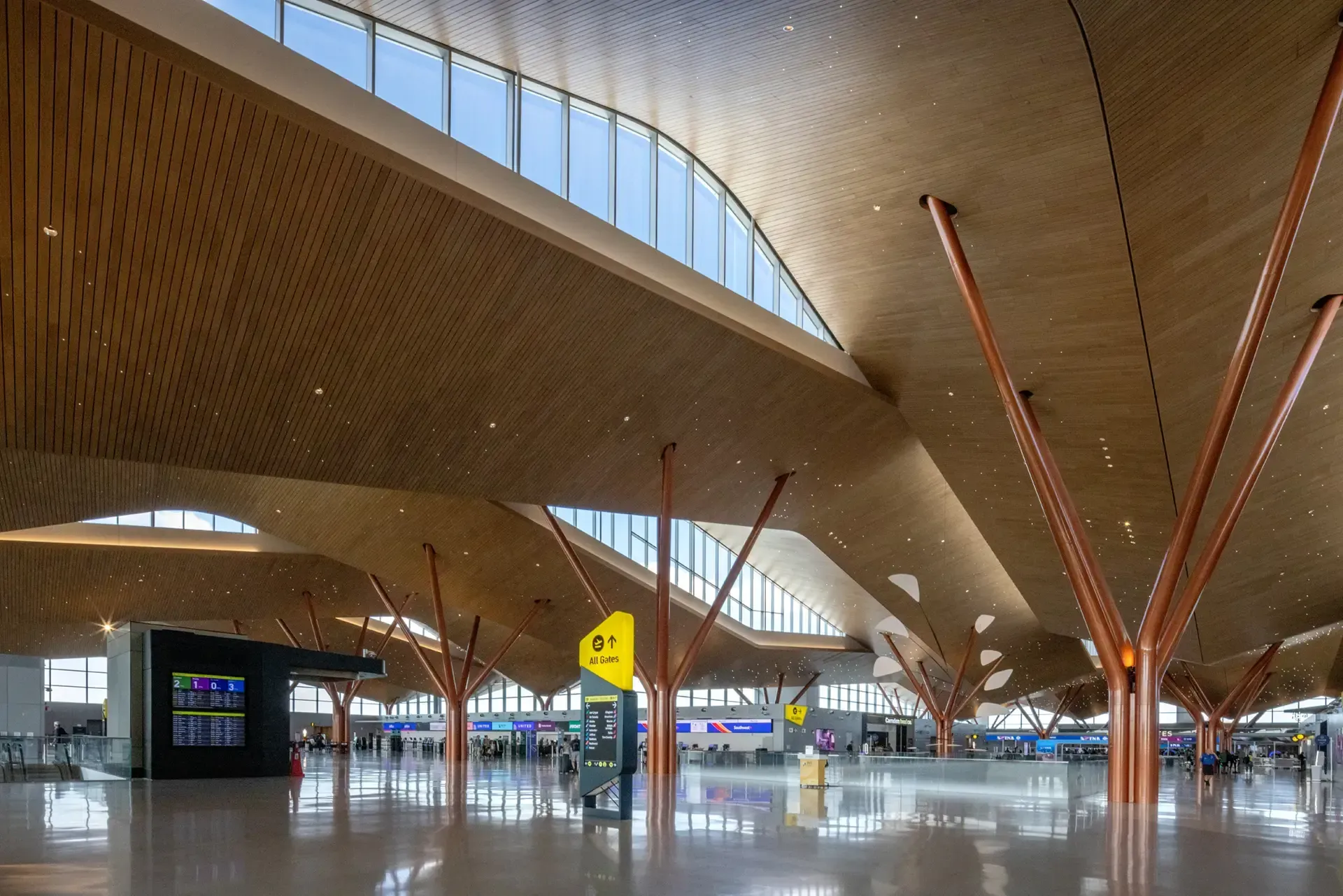 Thornton Tomasetti provided structural design, performance-based fire engineering, and sustainability consulting for the new terminal.  