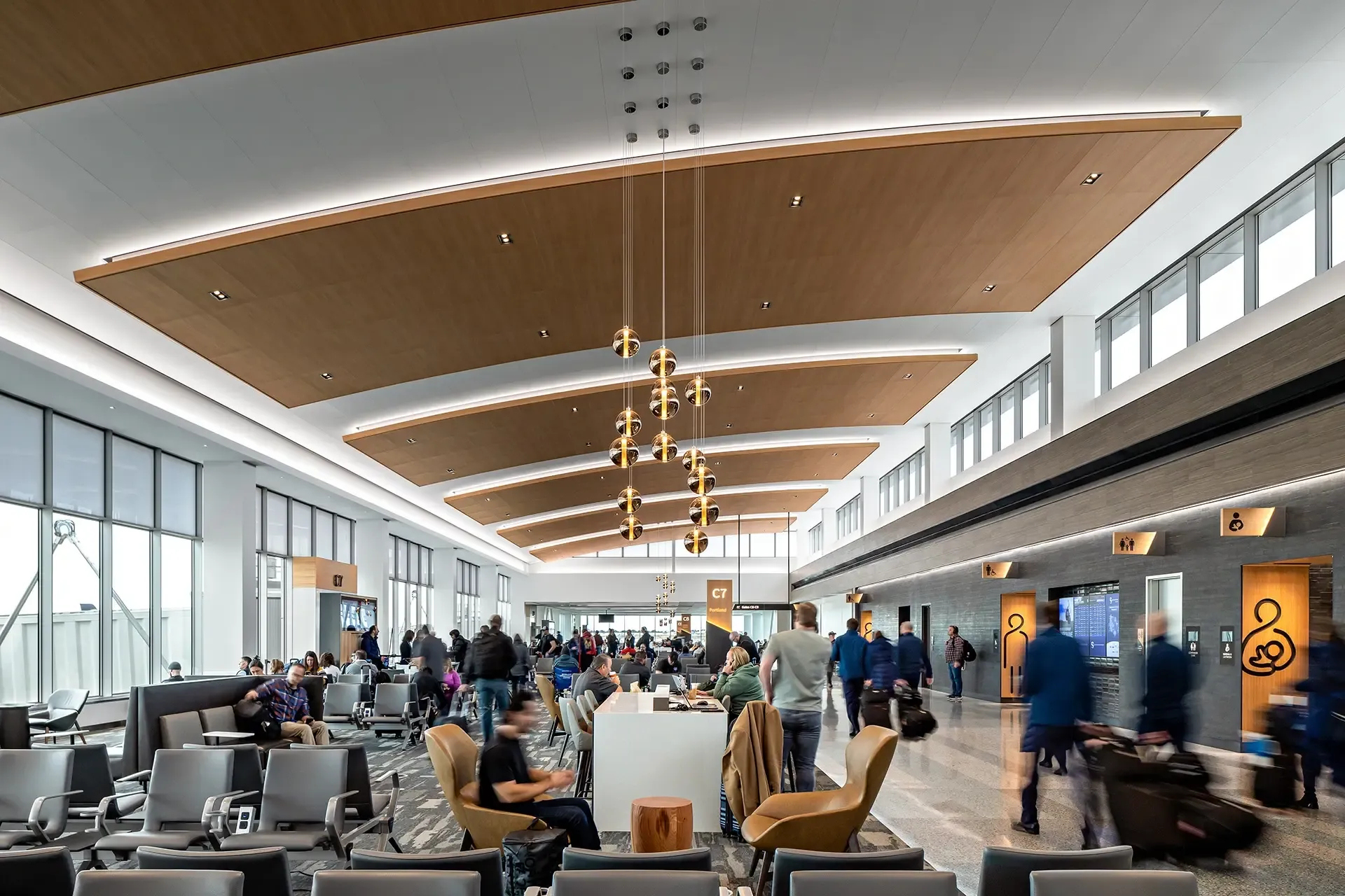 Terminal renovation and expansion program at Spokane International Airport in Washington.