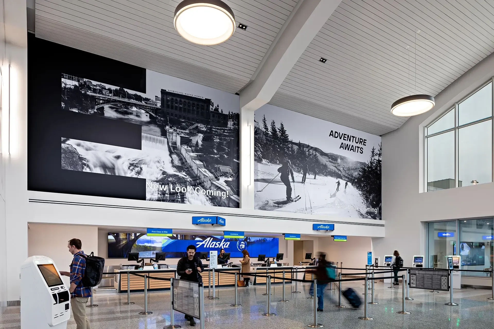 Terminal renovation and expansion program at Spokane International Airport in Washington.