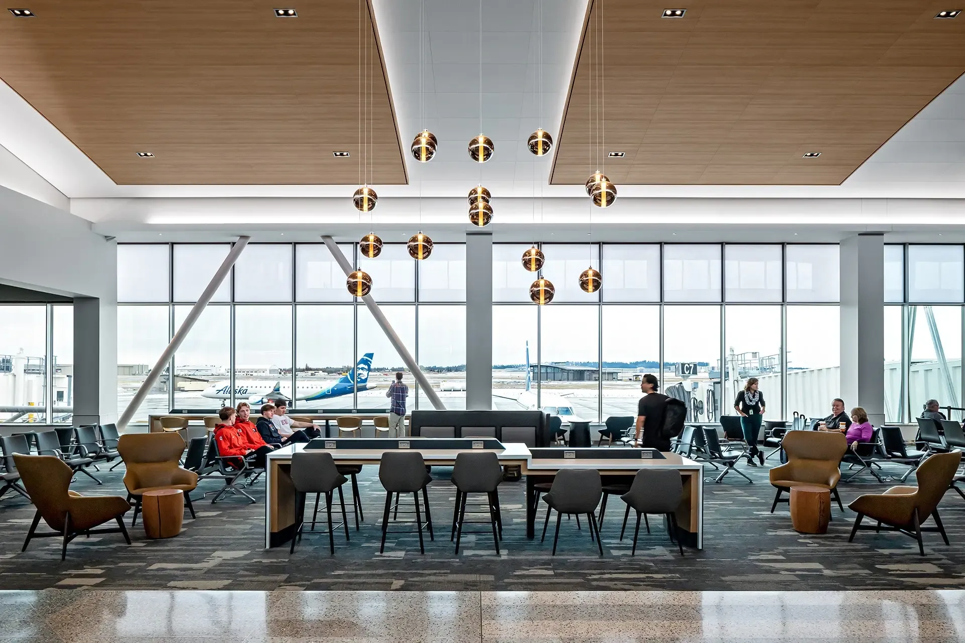 Terminal renovation and expansion program at Spokane International Airport in Washington.