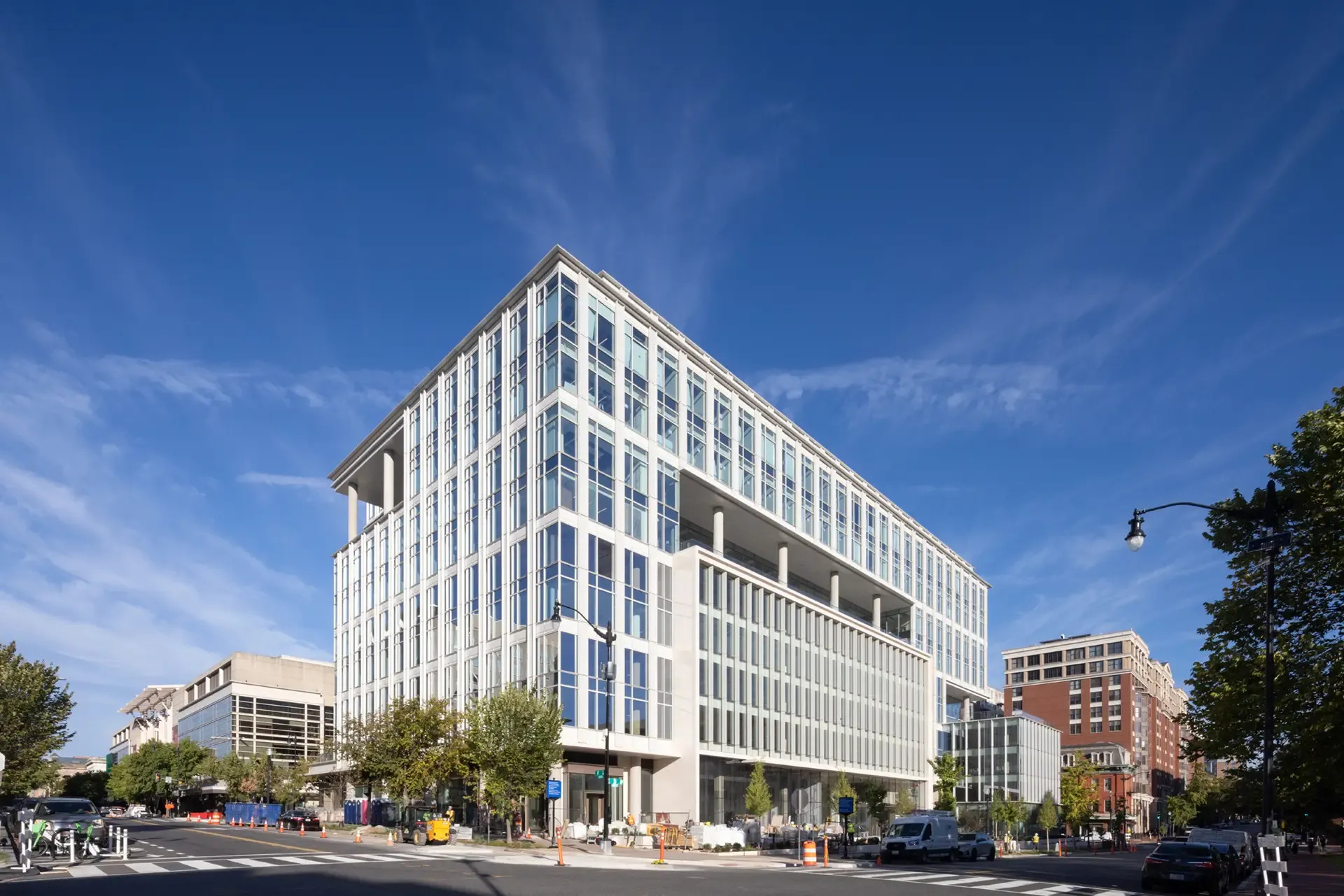 Expanded vertically by three floors, the building will offer nearly 400,000 square feet of office space and 20,000 square feet of ground-floor retail. 