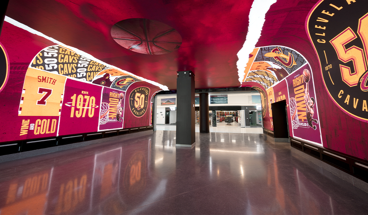 Rocket Arena in Cleveland, Ohio.
