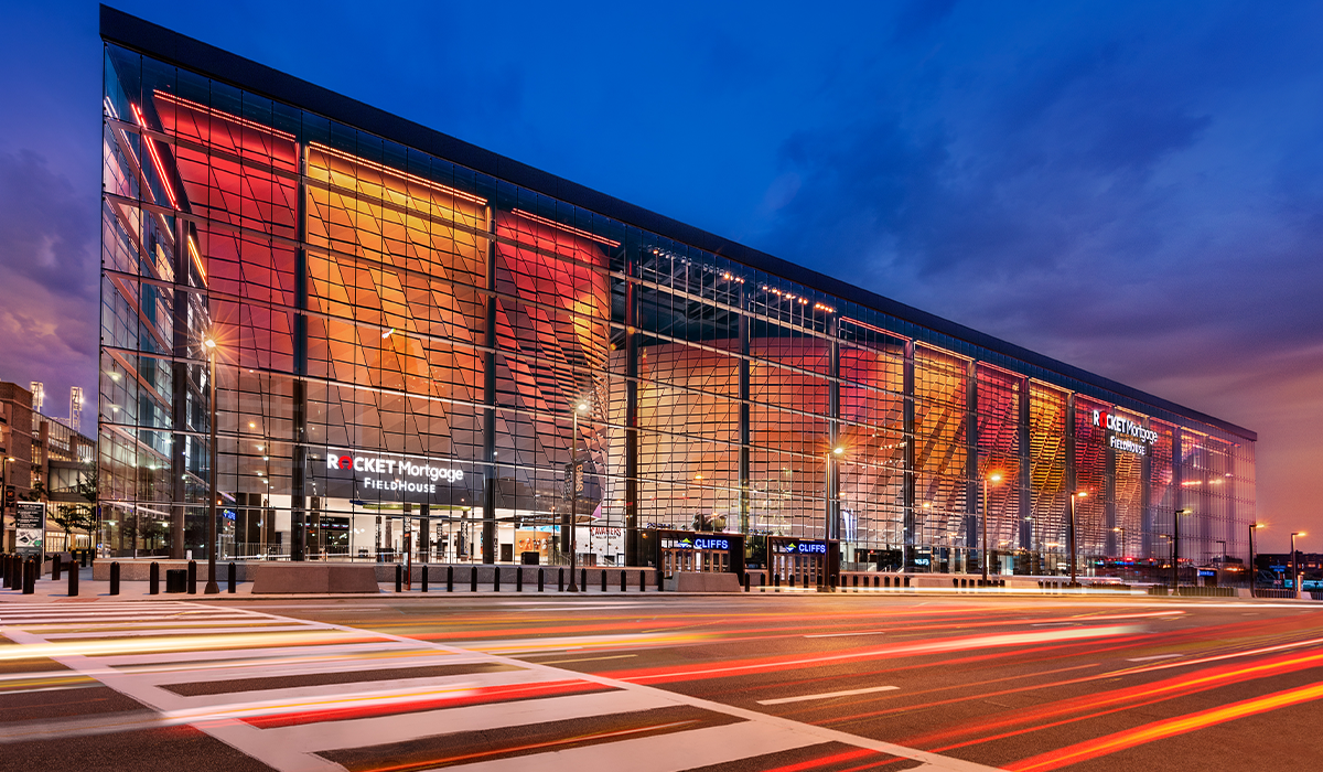Rocket Arena in Cleveland, Ohio.