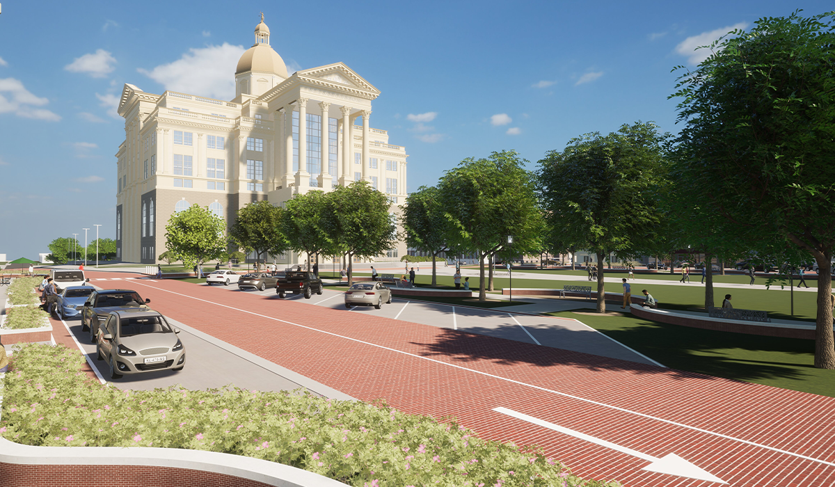 Smith County Courthouse in Tyler, Texas. 