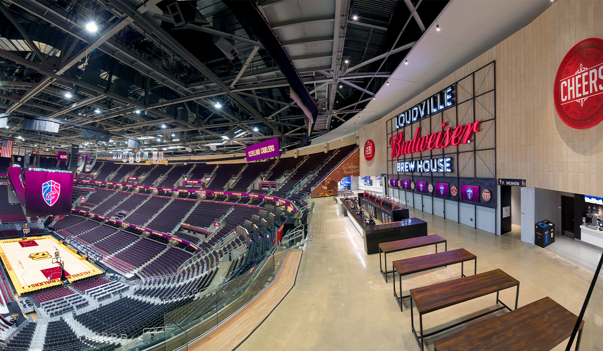 Rocket Arena in Cleveland, Ohio.