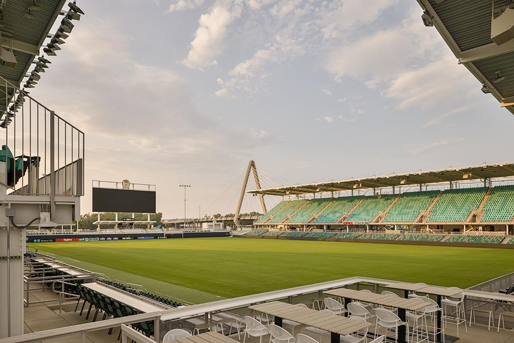 CPKC Stadium in Kansas City.