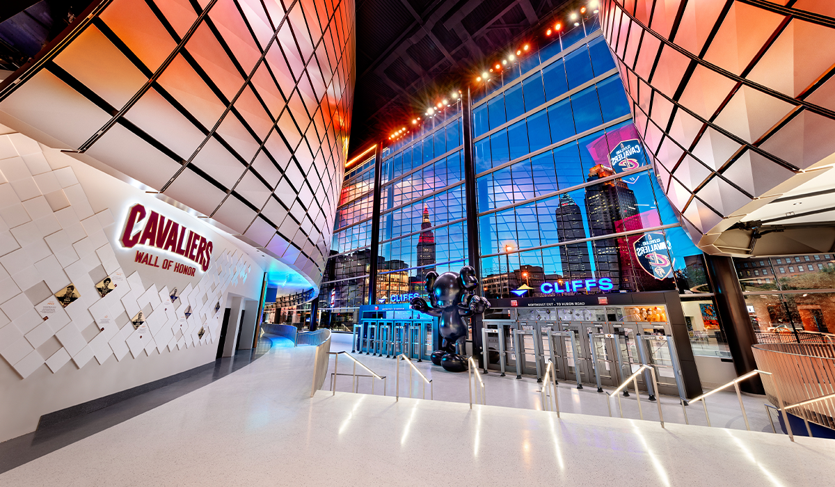 Rocket Arena in Cleveland, Ohio.