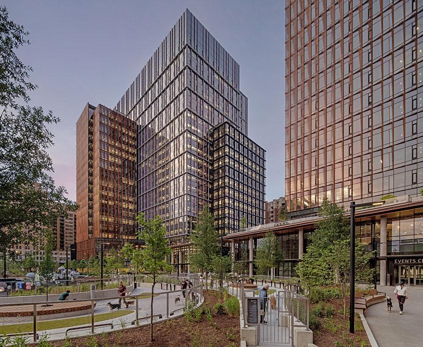 Amazon HQ2 at Metropolitan Park in Arlington, Virginia.