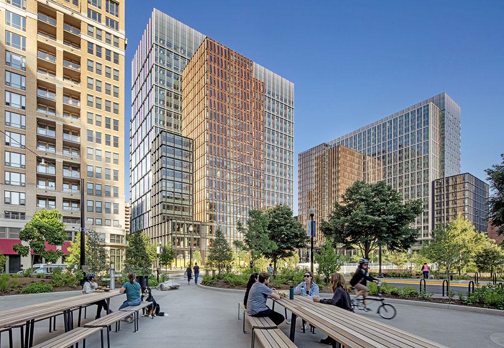 Amazon HQ2 at Metropolitan Park in Arlington, Virginia.