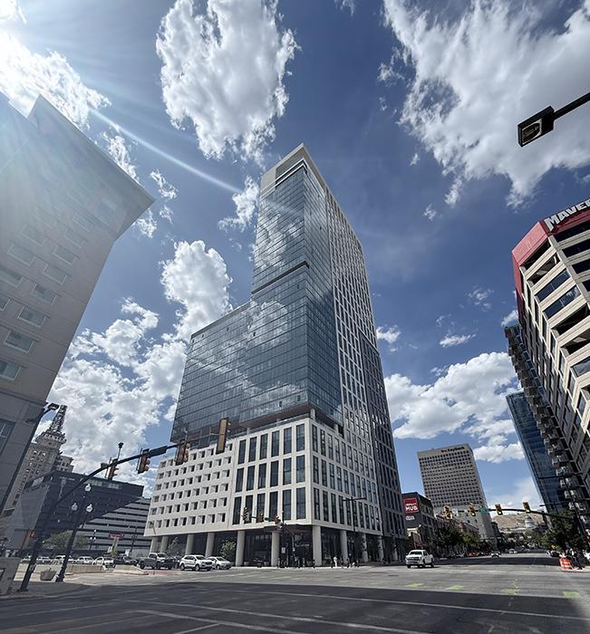 Astra Tower in Salt Lake City, Utah.