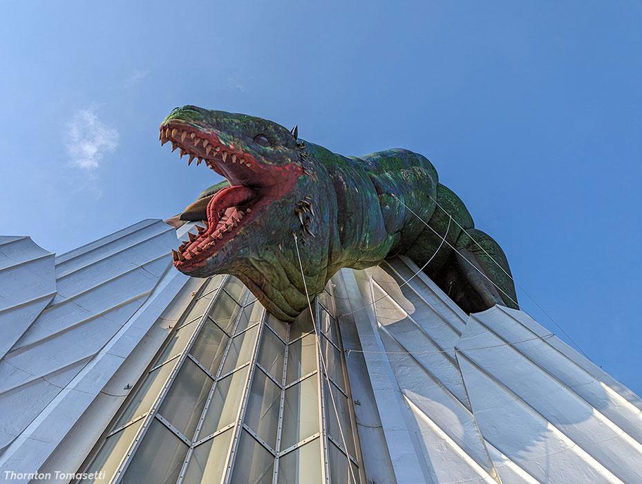 House of the Dragon installation in New York.