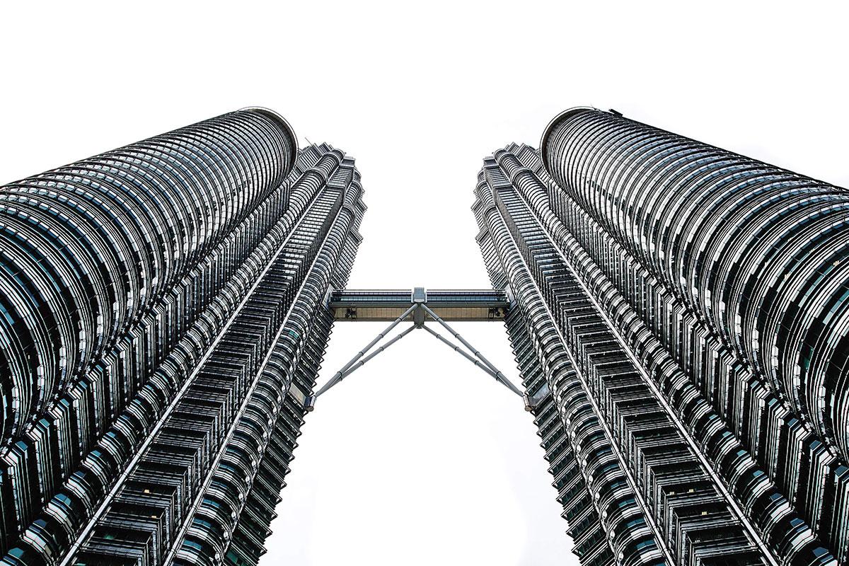 Link bridge joining Petronas Towers