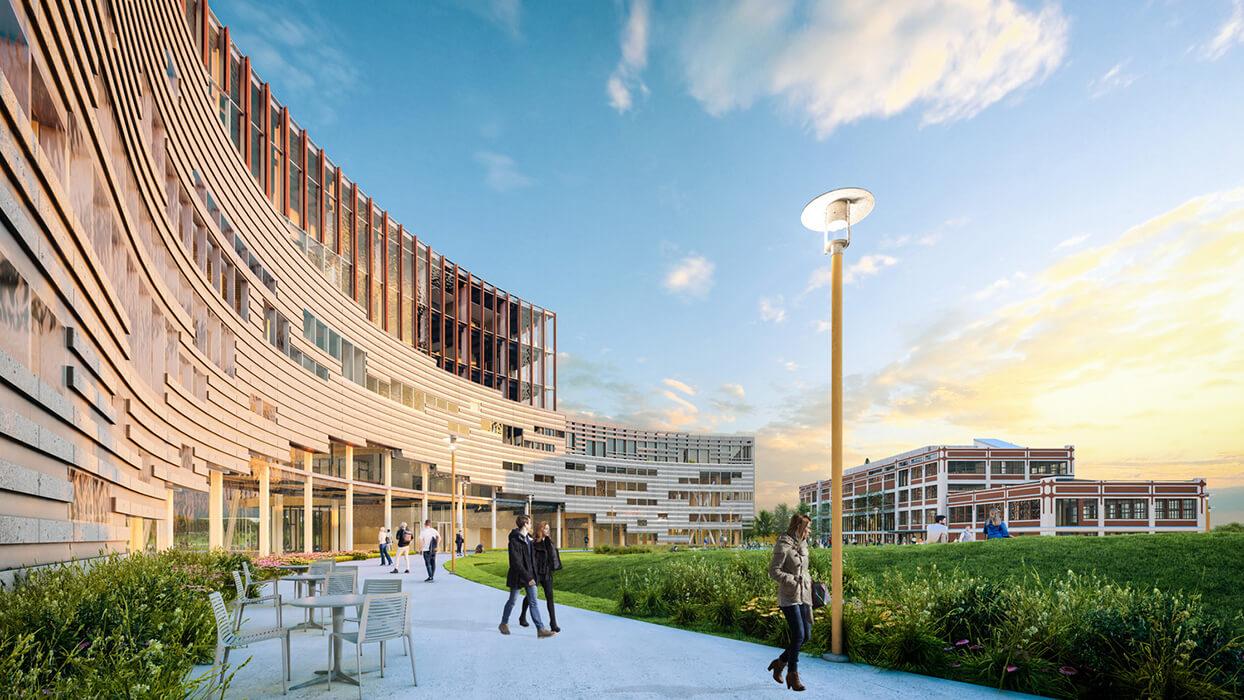 Portland, ME innovation hub highlighting advanced university facility design