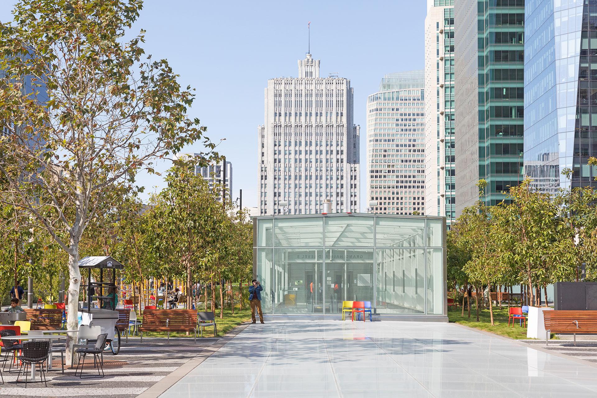 Salesforce Transit Center in San Francisco, California.