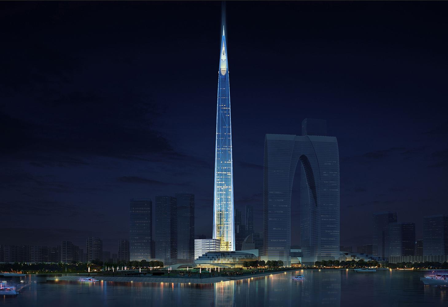 Previous (2014) design of the Suzhou Zhongnan Center in Suzhou, China.