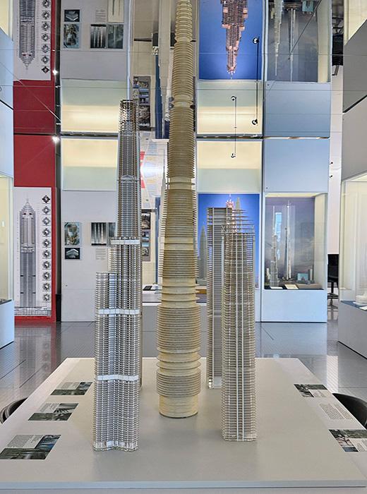 “The Modern Concrete Skyscraper” exhibition at the Skyscraper Museum in New York City.